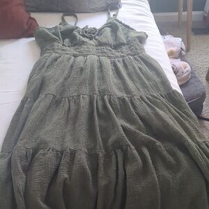 Torrid Olive Green Maxi Dress
